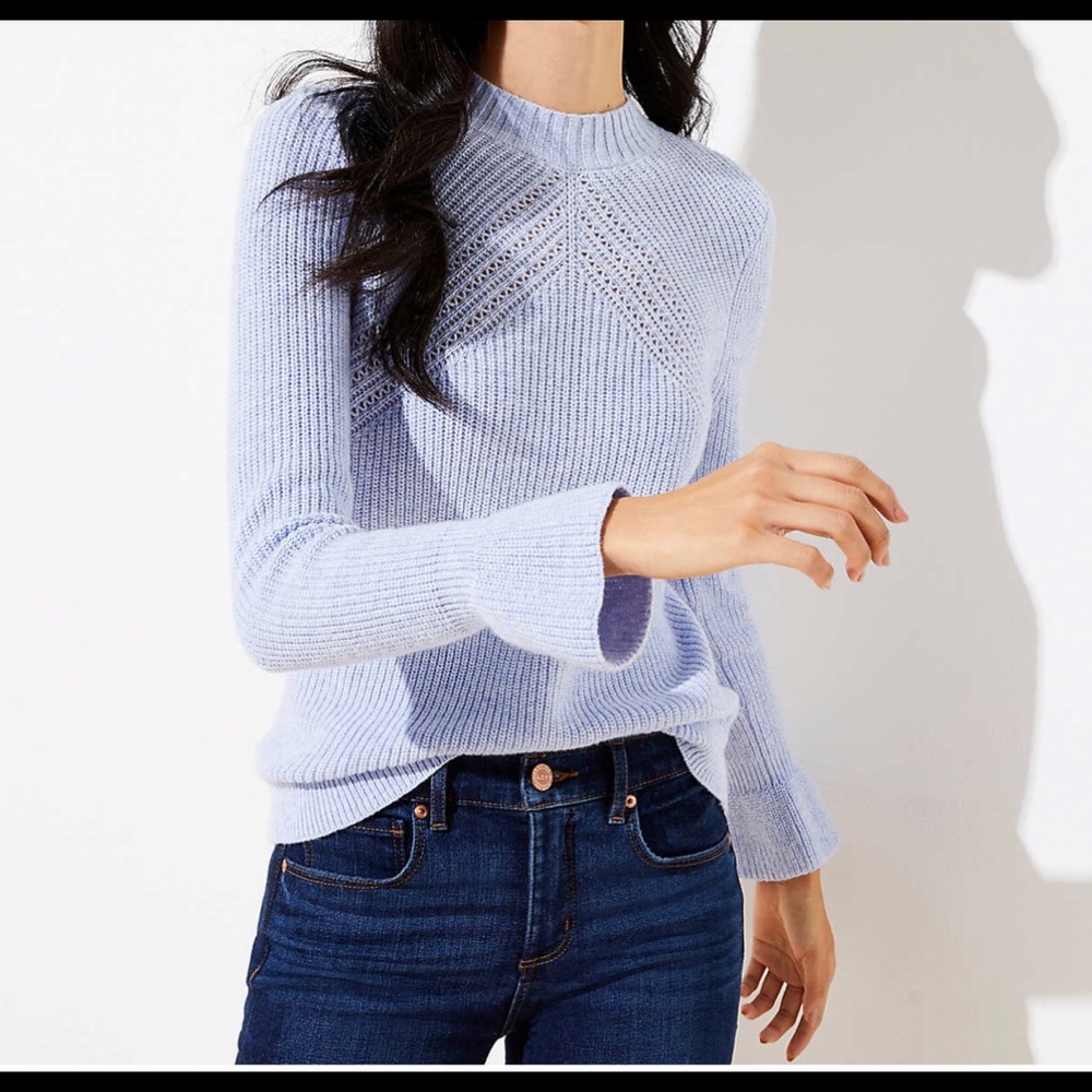 LOFT Flare Sleeve Sweater. Brand new with tag.